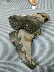 Bottes de randonnée en daim vert TSB07 - Product Image 5