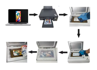 Film de sublimation 3D A4, 50 feuilles, un paquet, film coréen blanc et transparent pour la fabrication de coques de téléphone DIY avec machine à vide 3D