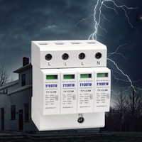 TYCOTIU TY-12.5M 275 4P AC industriel T1 + T2 type 1 + 2 TUV certifié 230V dispositif de protection du système d'alimentation contre les surtensions nominales