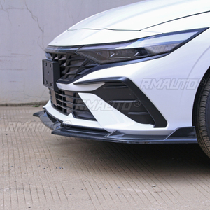 Front Bumper Lip Chin Spoiler Deflector <b>Protector</b> Guard Decoration Body Kit <b>Cover</b> Trim for Hyundai Elantra CN7 2023 2024 - Product Image 6