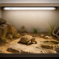 LuckyHerp T8 18W Tube en verre spiralé classique pour reptiles UVB 15.0 Tube écologique pour intérieur toutes saisons JX-FL8T1815