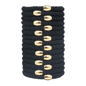 15 pz porta coda di cavallo lacci elastici per capelli spessi per ragazze trecciate - Product Image 6