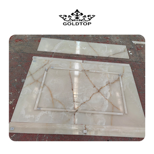 <span class=keywords><strong>Lastre</strong></span> di onice bianco di lusso GOLDTOP OEM/ODM, <span class=keywords><strong>pietra</strong></span> <span class=keywords><strong>naturale</strong></span> traslucida di alta qualità per progetti di design d'interni - Product Image 5