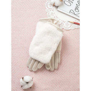 Women's White <b>Gloves</b> & <b>Mittens</b> Separate Product Category - Product Image 1