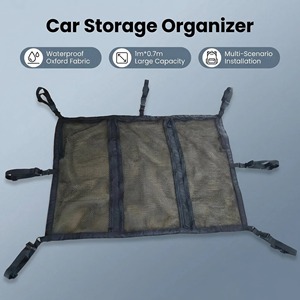 Redes ajustables para equipaje de coche, organizador de almacenamiento para maletero de coche - Product Image 4