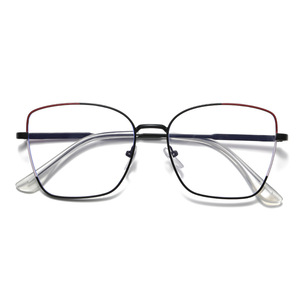 מסגרות משקפיים אופטיות פוטוכרומיות לנשים 2024 חדש עין חתול אופנה מחשב אנטי כחול אור ליידי שיק משקפיים משקפיים - Product Image 6