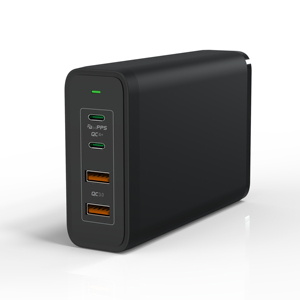 <span class=keywords><strong>Chargeur</strong></span> de bureau HUNDA New 245w GAN 4 ports USB C (2 PD 140W PPS100W+ 18W QC3.0) pour <span class=keywords><strong>ordinateur</strong></span> portable et téléphone - Product Image 1