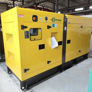 100Kva 120kva 150kva カミンズ静音型ディーゼル発電機セット、発電所用ポータブルディーゼル発電機 - Product Image 2
