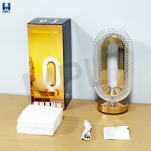 عيون النجوم كريستال قابلة لإعادة الشحن مصباح طاولة ليد لاسلكي يعمل باللمس نورديك محمول للمطعم ضوء ليلي لامبادا دا تافولو - Product Image 2