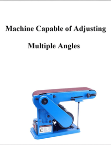 Máquina Amoladora <span class=keywords><strong>de</strong></span> Banda <span class=keywords><strong>de</strong></span> Servicio Pesado con Motor Industrial Pequeño <span class=keywords><strong>de</strong></span> 450W, Utilizada como Herramienta para Trabajos <span class=keywords><strong>de</strong></span> Carpintería y Procesamiento <span class=keywords><strong>de</strong></span> Metales en Bancos <span class=keywords><strong>de</strong></span> Trabajo - Product Image 5