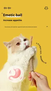 ของเล่นแมวแบบเคี้ยวทำความสะอาดฟัน ผลิตจากวัสดุซิลเวอร์ไวน์และแคทนิป ช่วยกระตุ้นการเล่นแบบอินเทอร์แอคทีฟ - Product Image 2