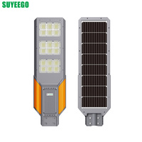 Lampe solaire LED intégrée tout-en-un SUYEEGO, étanche IP65, panneau solaire mono, 30W