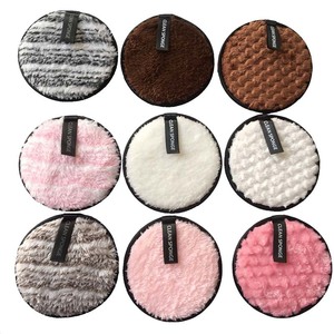 Cuscinetti struccanti in cotone riutilizzabili per tutti gli usi lavabili in microfibra personalizzati morbidi per rimuovere il trucco - Product Image 2