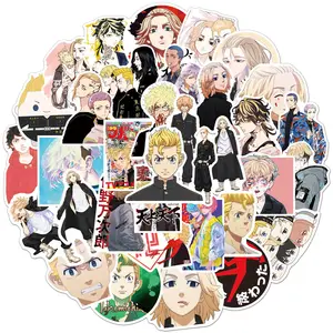 Yeni Anime 50 adet/torba Tokyo Revengers Sticker su geçirmez özel Anime çıkartmalar