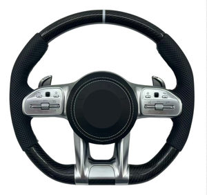 <span class=keywords><strong>Volante</strong></span> Deportivo <span class=keywords><strong>AMG</strong></span> de Fibra de Carbono y Cuero para <span class=keywords><strong>Mercedes</strong></span> Benz C E S G GLE GLS GLC CLS W213 W222 W205 C63, Edición Nueva Mejorada - Product Image 4