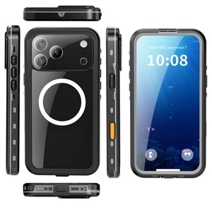 For iphone 17 Pro Max Waterproof case Full Cover Anti slip Ip68 Scratch Resistant,for iphone 17 Waterproof <b>Wireless</b> case - Product Image 3