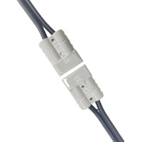 Kabel Konektor Baterai Abu-abu Berkualitas Tinggi 50A, Kabel Harness Konektor Cepat, Housing Pemutus Konektor 2-Pole