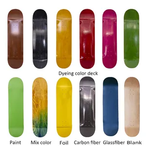 Professional Skateboard Deck Custom Skateboard Double Rocker Deck Skate Board Factory Wholesale Skateboard