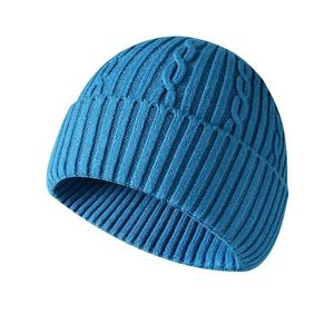 2025 Winter New Arrival Braided Pattern Design Solid Colour Knitted Beanie <b>Hat</b> <b>for</b> Women Men Outdoor Daily Fashion Warm - Product Image 4