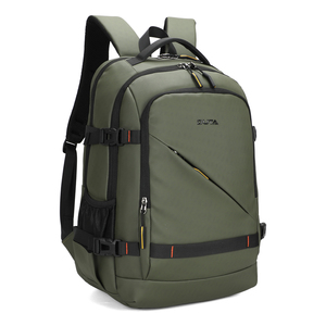 Sacs <span class=keywords><strong>à</strong></span> <span class=keywords><strong>dos</strong></span> verts <span class=keywords><strong>à</strong></span> fermeture éclair de grande capacité, imperméables et résistants <span class=keywords><strong>à</strong></span> l'usure, les plus vendus pour hommes et femmes - Product Image 3