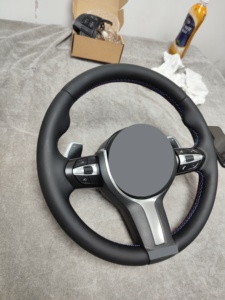 Pour <span class=keywords><strong>BMW</strong></span> F30 F10 <span class=keywords><strong>Volant</strong></span> avec Airbag Prix Usine Personnalisé Noir Cuir Perforé <span class=keywords><strong>Volant</strong></span> <span class=keywords><strong>Sport</strong></span> M Nouveau Design 2024 - Product Image 6