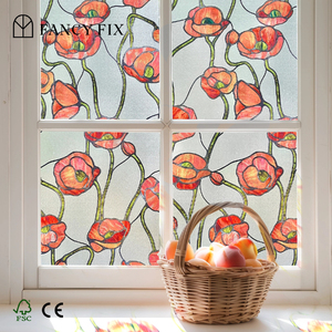 <span class=keywords><strong>Vinilos</strong></span> Decorativos 3D <span class=keywords><strong>para</strong></span> Ventanas con Diseño <span class=keywords><strong>de</strong></span> Flores Rojas, Adhesivos Estáticos <span class=keywords><strong>para</strong></span> Ventanas <span class=keywords><strong>de</strong></span> Vidrio, Sin Adhesivo, Muestra Gratuita - Product Image 6