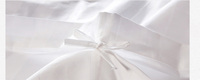 Housse de Couette Blanche 220*240, Parure de Lit 100% Coton avec Drap-housse