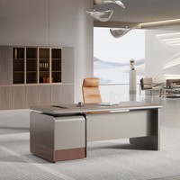Yazhi Chambre fantaisie de grande classe Grands bureaux de direction traditionnels en bois à led