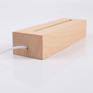 Lampe Led 3D en bois, luminaire décoratif d'intérieur, idéal pour la fête des enfants, vente en gros, nouveau modèle de - Product Image 5