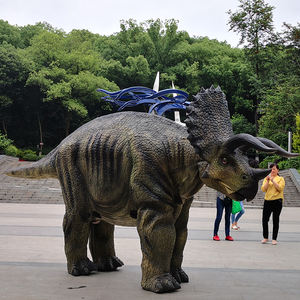 2 personnes Marche Animatronique Réaliste Dinosaure <span class=keywords><strong>triceratops</strong></span> costume - Product Image 1