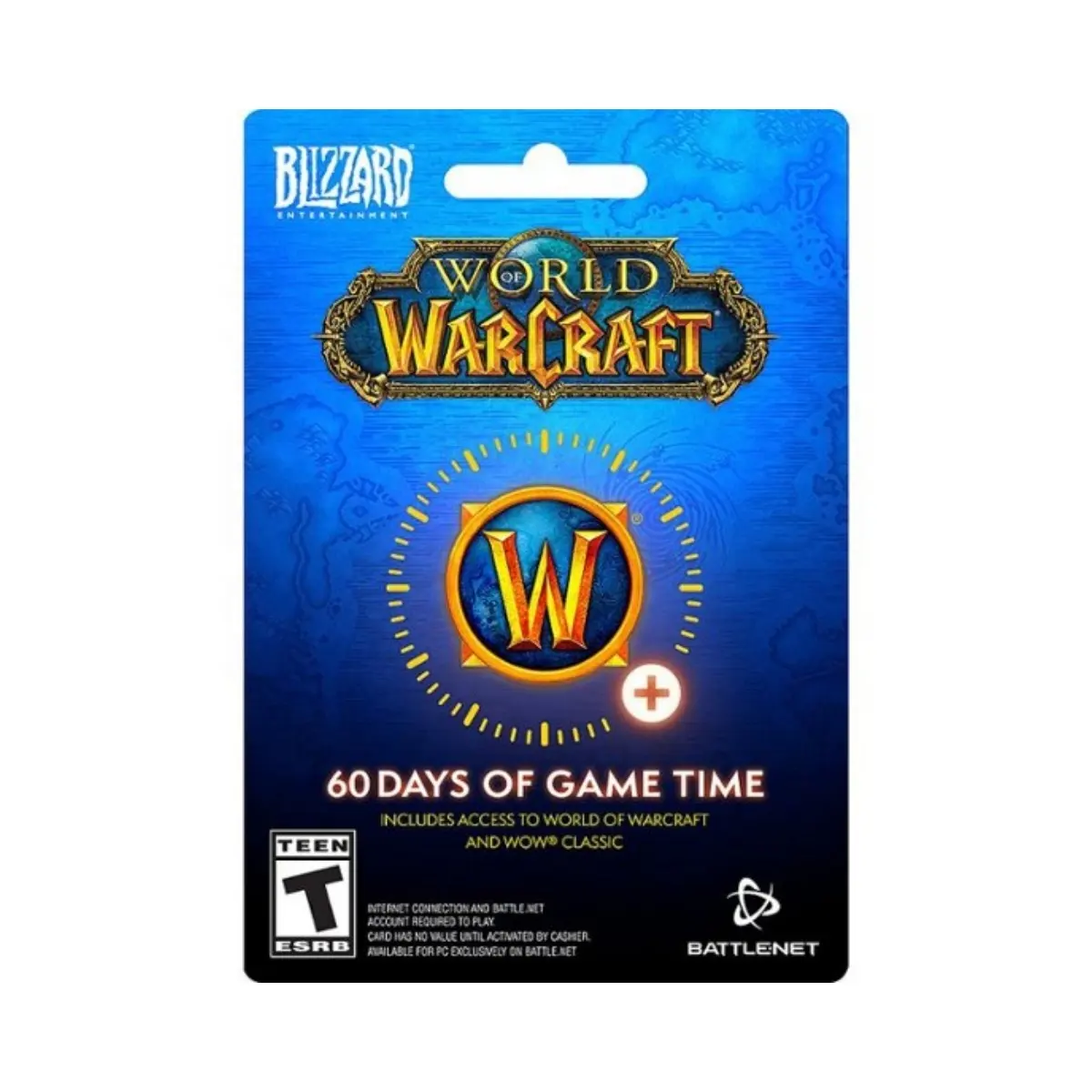 Wow World of Warcraft США 60 день США карточная игра