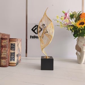 9x9x49cm L dropshipping hiện đại sang trọng Bảng Máy tính để bàn thủ công nghệ thuật Trung tâm phòng khách văn phòng nhà quà tặng trang trí DDP - Product Image 5