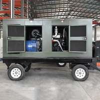 Groupe électrogène diesel Weichai monté sur remorque 400 kVA 440 kVA 350 kW, 6 cylindres, mobile sur 4 roues pour chantier de construction routière en montagne
