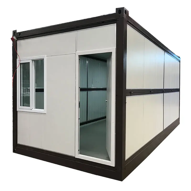 20ft Mobiele Geprefabriceerde Goedkope Prefab Opvouwbare Container Woonhuizen