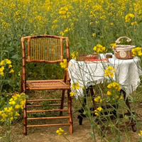 Chaise pliante moderne en bambou portable pour extérieur, villa, jardin, repas, événement de mariage par Design