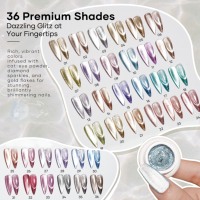 MissGel Wholesales Crème Solide Diamant Cat Eye Gel Ombre à Paupières Palette OEM Nail Art Salon Private Label Glitter Gel Vernis à Ongles