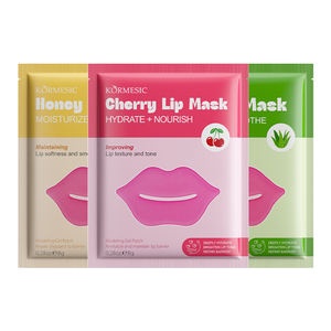 KORMESIC Masque Lèvres Hydratant en Profondeur 8g Certifié Bpom, Éclaircissant, Réparateur de la Barrière Cutanée, à l'Aloe Vera, Cerise et Miel, Vente en Gros - Product Image 1