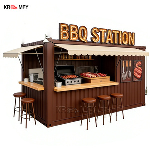 Quiosco de Café Multifuncional de 15 pies, Llave en Mano, con Equipamiento de Cocina Personalizado, Barra de Lujo en Contenedor para Oficinas y Exteriores - Product Image 2