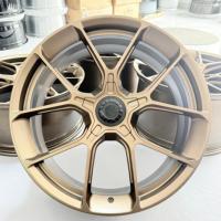 Rines de Aleación de Aluminio Forjado Personalizados de 1 Pieza, Rines de Lujo con Bloqueo Central de 18, 19, 20, 21 y 22 Pulgadas para Porsche 911, 718, Lamborghini Urus