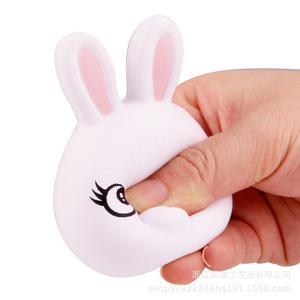 Pu Rabbit Fidget Toy Slow Rebound Stress Relief Cartoon <b>Squishy</b> For Kids 5-7 Years Unisex - Product Image 1