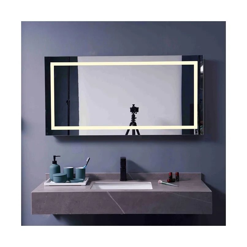 LED Mirror Smart Touch Sensor Anti-fog Bathroom Wall Mirror LED Mirror bathroom