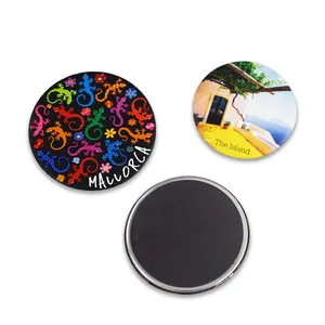 Magnet Pin Button Benutzer definierte Runde 58Mm 56 Mm 32 Mm Kühlschrank Magnet knopf Abzeichen für Kühlschrank