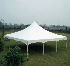 4*6m 防火 PVC 宝塔帐篷户外铝框架弹簧顶帐篷高峰宝塔帐篷甚至