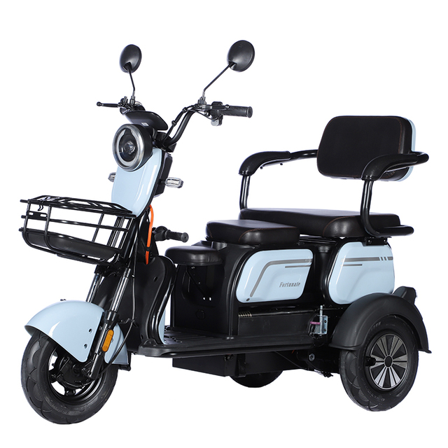 China Factory Hot Sale Electric Tricycle Tuk Tuk Lead Acid Battery Trike Big Power Elderly Leisure Tricycles Electric Tricycle