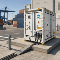 Système de stockage d'énergie solaire industriel Inedge Power 1290 kW/2,5 MWh, refroidi par liquide, tout-en-un, conteneur de 10 pieds, BESS 400/800 V