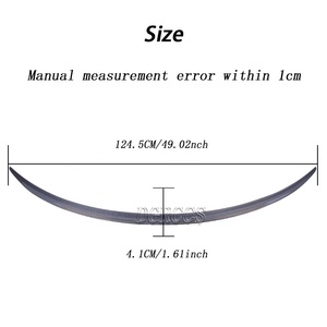 DGRCCS E-Class W238 C238 2Door Coupe AMG Style Carbon Fiber UV Paint Polished <b>Rear</b> <b>Spoiler</b> Trunk Wing - Product Image 3