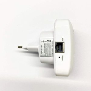 UK <b>Plug</b> <b>WiFi</b> Repeater 300Mbps Wireless Range Extender LAN Port WPS <b>WiFi</b> Booster Indoor Signal Amplifier - Product Image 3