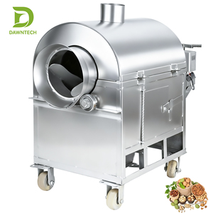 Fabricant chinois de rôtissoire à tambour automatique en acier inoxydable pour noix et graines, rôtissoire commerciale à petite échelle - Product Image 3