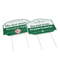 Panneaux publicitaires extérieurs en carton ondulé, feuilles de plastique PP creuses, enseignes de campagne immobilière, panneaux de cour avec logo personnalisé