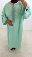 Nouvelle arrivée, robe Gandoura personnalisée pour femmes musulmanes, broderie, style marocain, vêtements ethniques, Abaya élégante